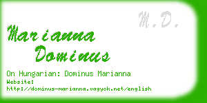 marianna dominus business card